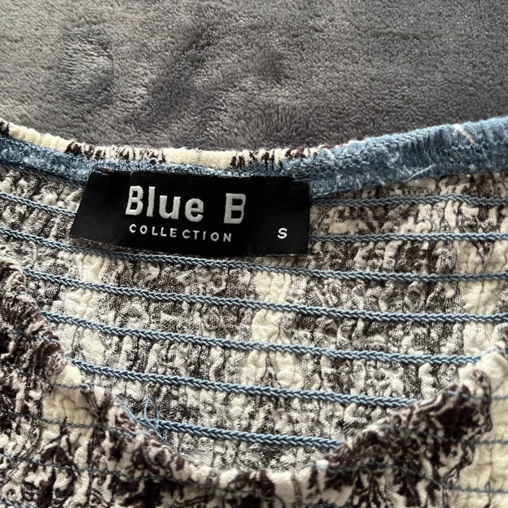 Blue B Collection Blue Ruffle Dress - Picture 3 of 3